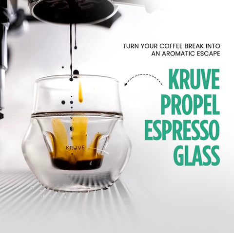 KRUVE Propel with headspace design enhances aroma and sipping experience.