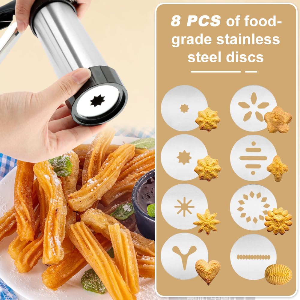 Kryslanix piping bag and cake spatula for decorating versatility
