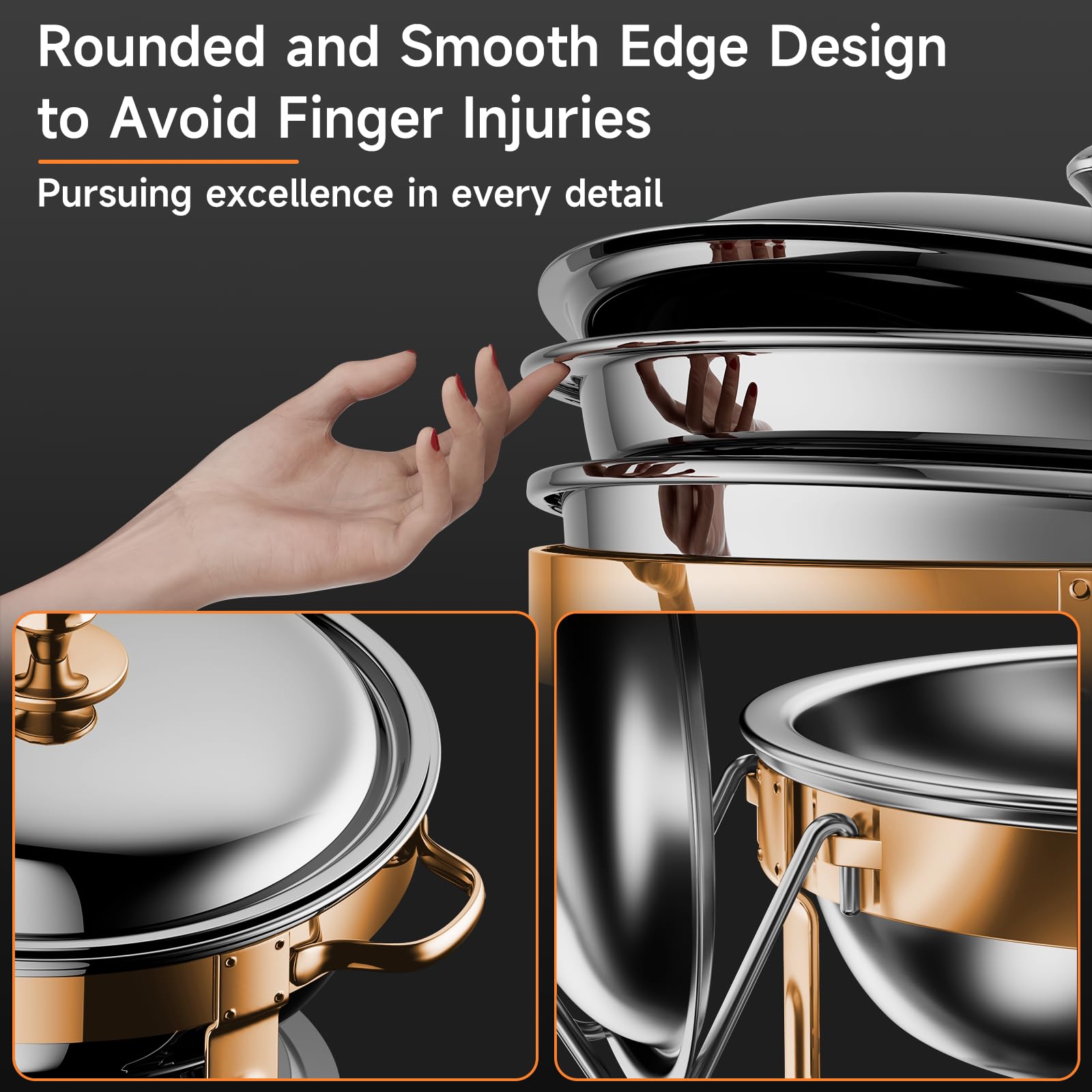 KScocina rose gold, gold, and silver colors elevate party aesthetics.