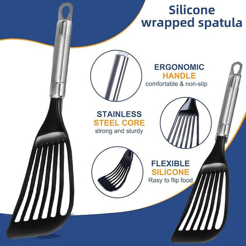 KSENDALO heat resistant spatula up to 410 degrees Fahrenheit