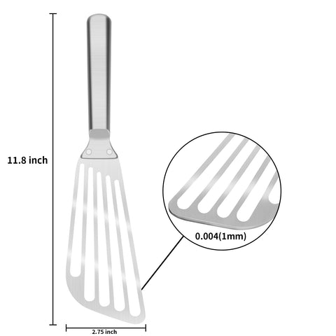 KSENDALO universal-fit spatula works with most pans and grills.