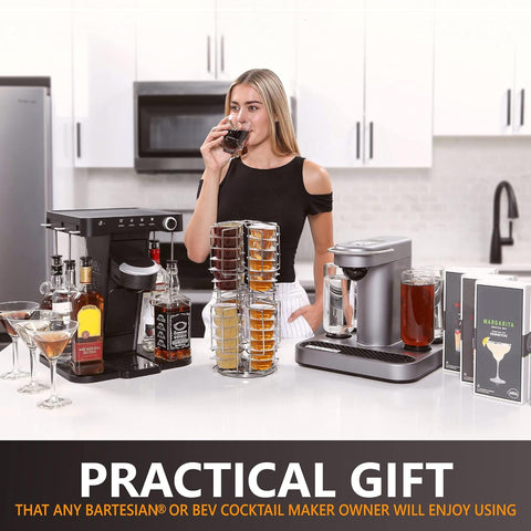 Ksestor chrome storage carousel BEV by BLACK & DECKER compatibility expands setup options.