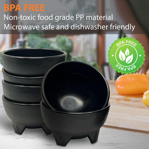 KSEV salsa bowls dishwasher-safe convenience supports quick cleaning