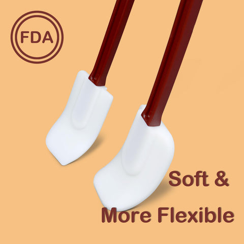 KSIFJRTO 14-inch spoon-type spatula for versatile stirring and scraping