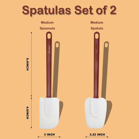KSIFJRTO heat-resistant spatula set safe for nonstick cookware