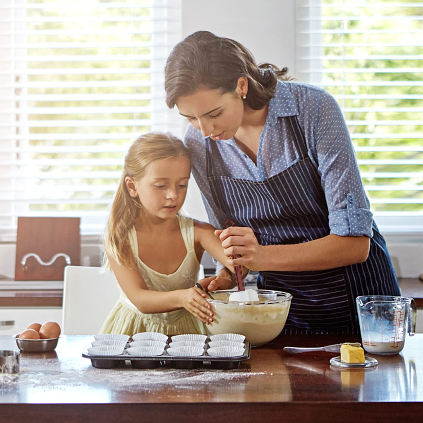 KSIFJRTO 2-piece spatula set designed for busy kitchens