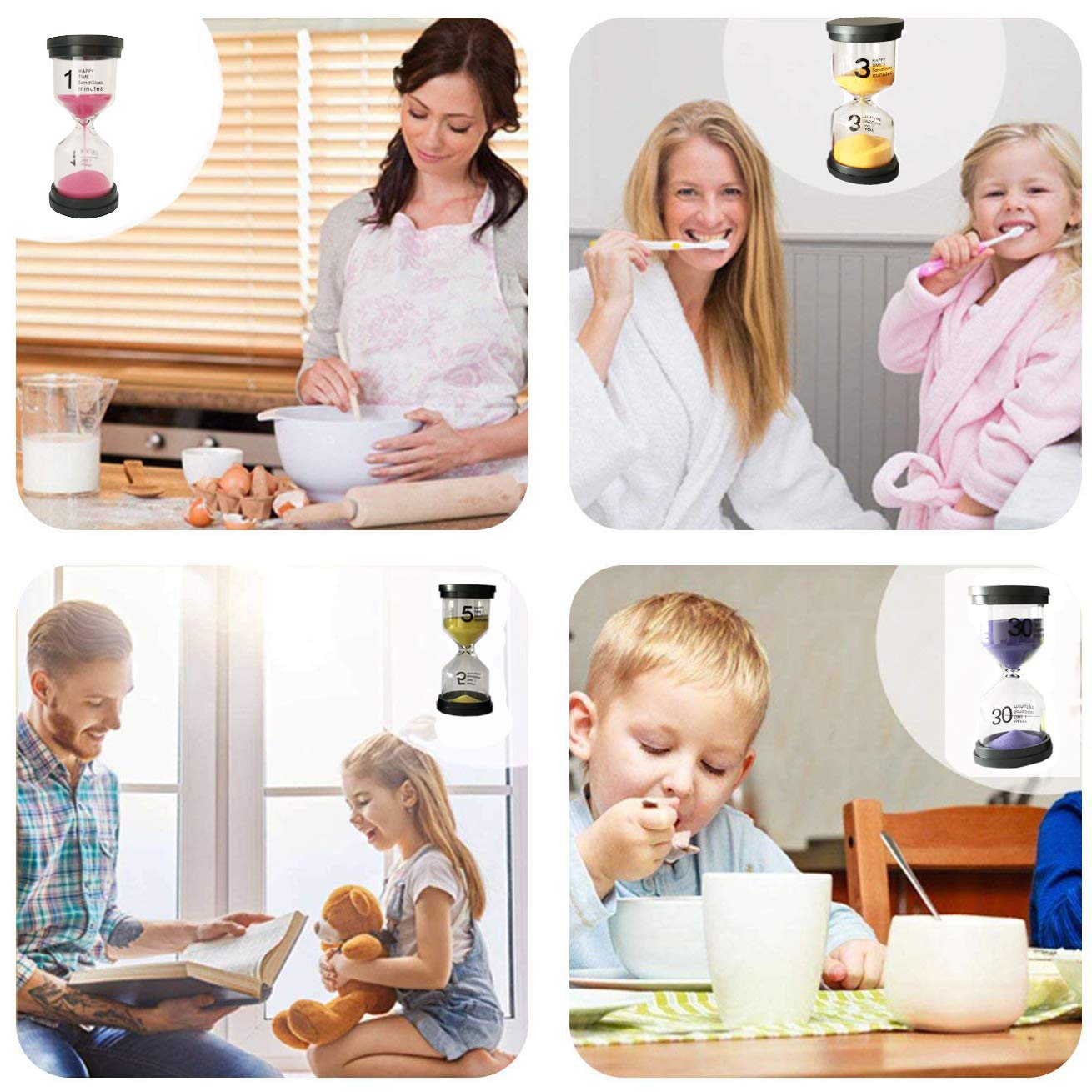 KSM UP 30-minute timer in vibrant colors supports longer activities.