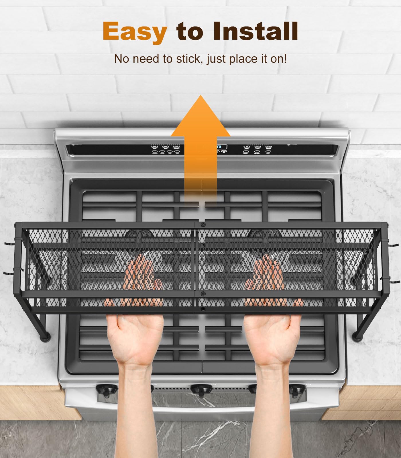 Kssiaz sturdy metal construction supports bottles securely