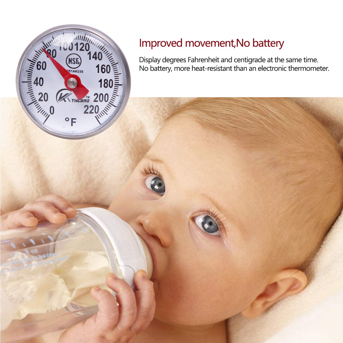 KT THERMO four-pack thermometer set ready for multiple uses.