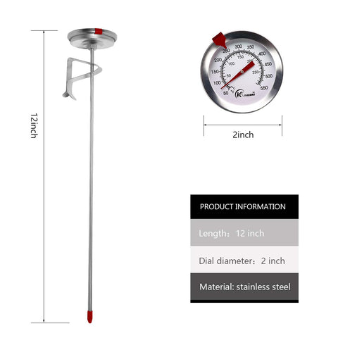 KT THERMO great for grilling and BBQ temperature monitoring