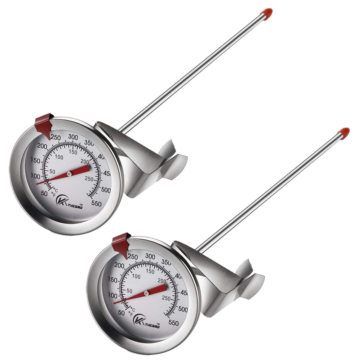 KT THERMO deep fry thermometer with 12-inch probe for precise oil temperature