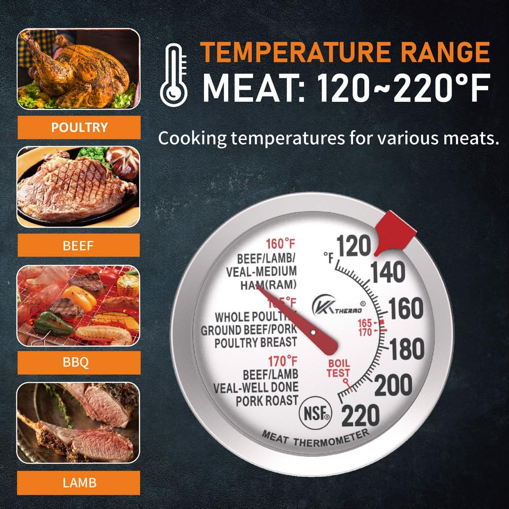 KT THERMO features a large, high-contrast dial for quick checks.