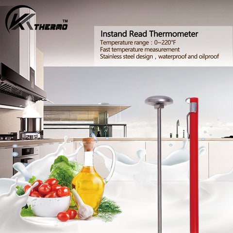KT THERMO used to monitor coffee drinks and meat temperatures.