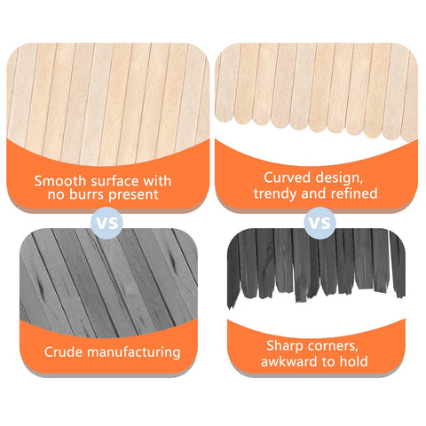 KTOJOY splinter-free wood sticks preserve beverage clarity