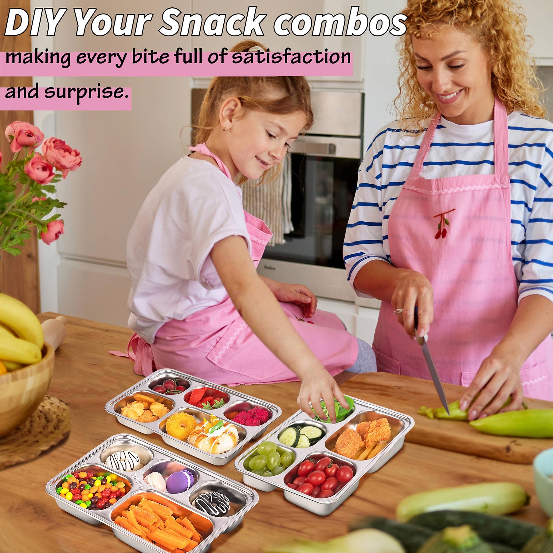 KTKUDY snacks containers ideal for kids and adults at home and on the go
