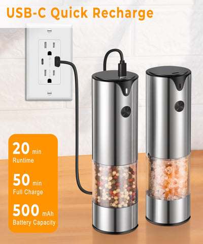 KTKUDY one-handed operation makes grinding easy while cooking.