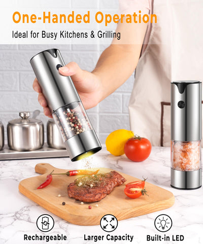 KTKUDY USB rechargeable battery eliminates disposable batteries in the kitchen.
