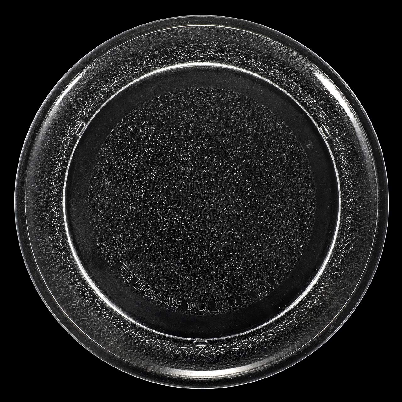 KuangBBBTools microwave turntable plate with 9-5/8 inch glass surface for even heating