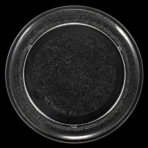 KuangBBBTools microwave turntable plate with 9-5/8 inch glass surface for even heating