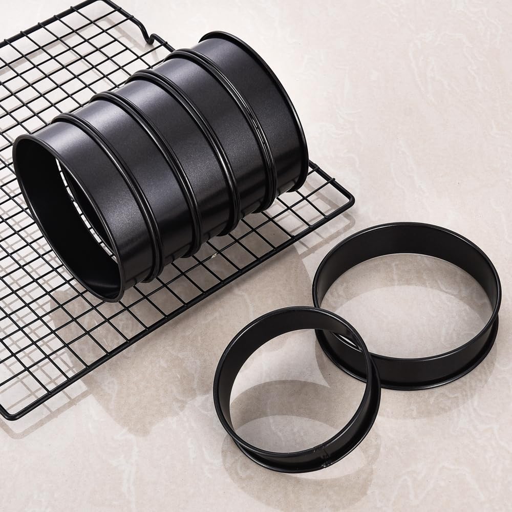 KUAYB crumpet rings multi-use for pancakes, eggs, and burgers