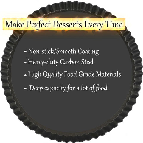 KUAYB fluted edges add elegance to tarts, quiches, and pies