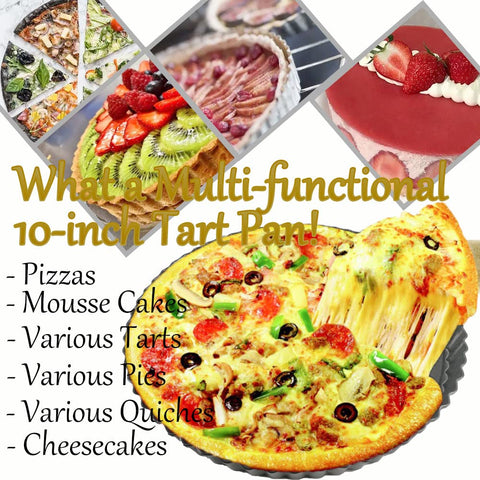 KUAYB versatile pan suits tarts, quiches, pies, and desserts