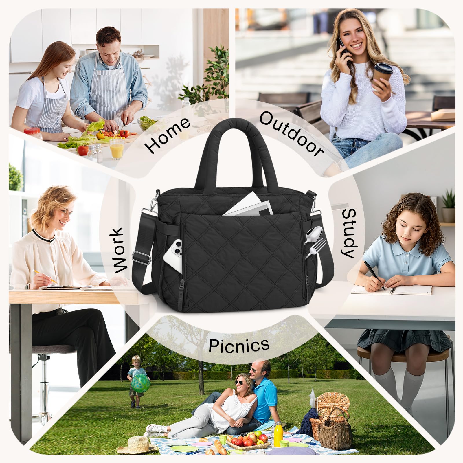 KUBYA tear resistant nylon shell for busy commutes
