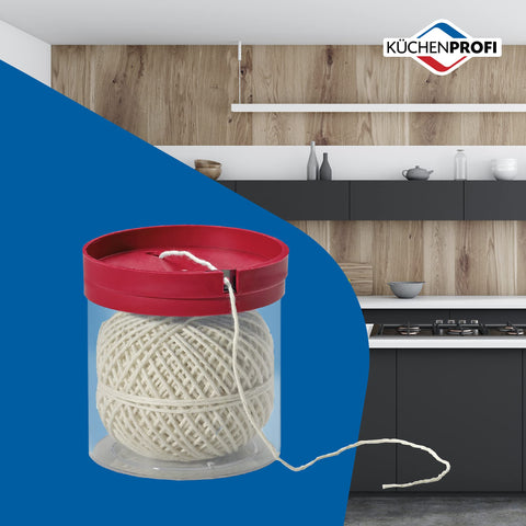 Küchenprofi oven-safe cotton twine ready for cooking tasks.