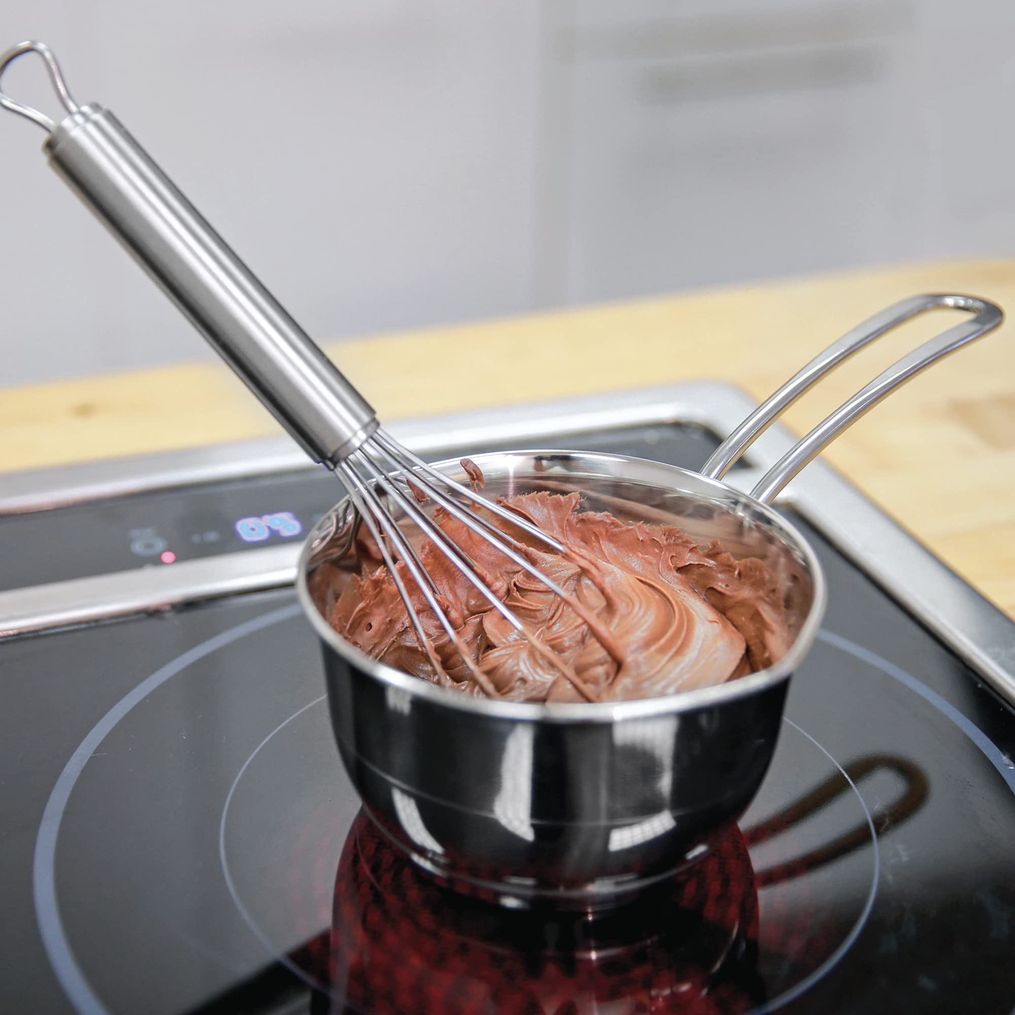 Küchenprofi compact 5-inch pan ideal for small portions and quick warm-ups.