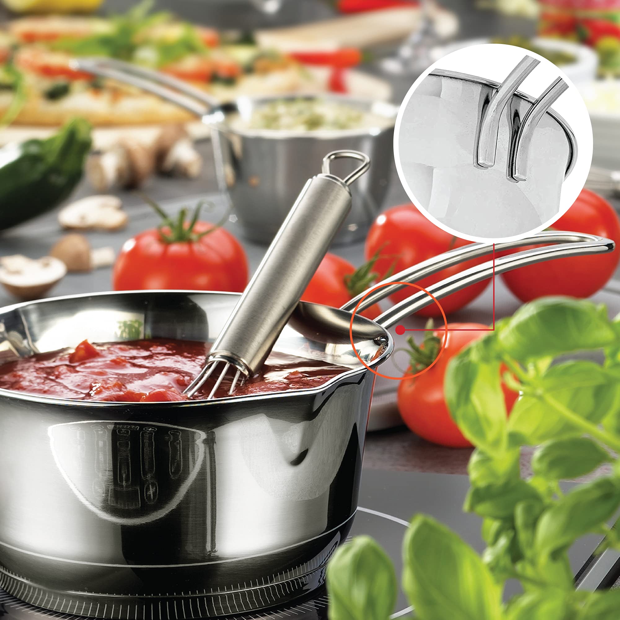 Küchenprofi dishwasher-safe design makes cleanup quick and easy.