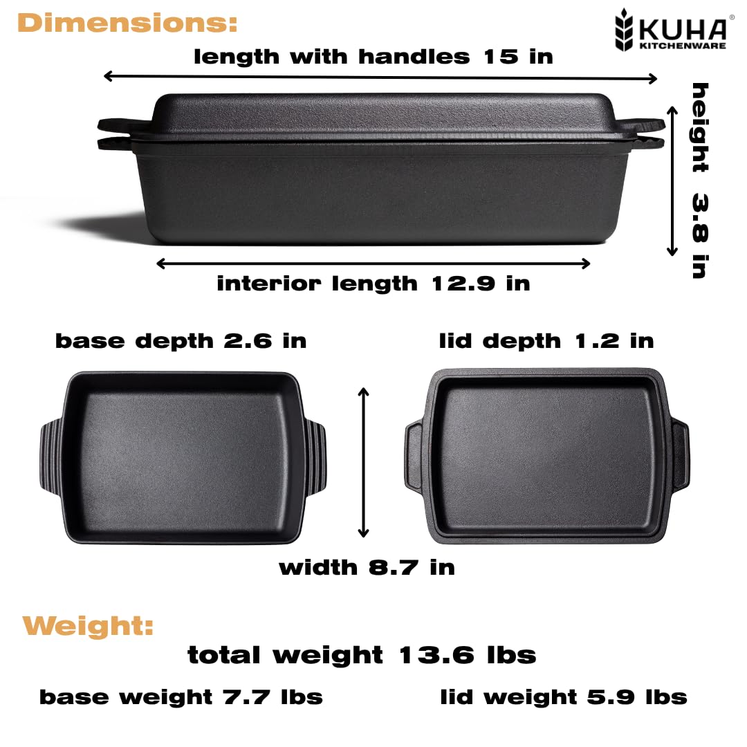 KUHA full chicken fits inside for tender roasting and even heat.
