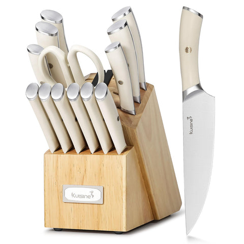 KUISINE 8-inch chef knife blade for precise, confident prep in the kitchen.