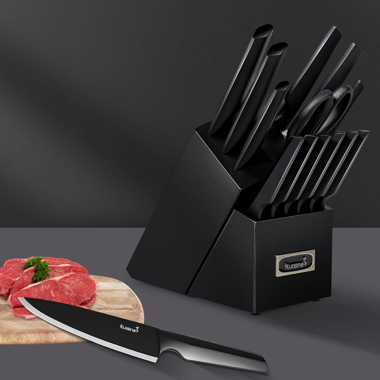 KUISINE gift-ready knife block set image showcasing elegant packaging and premium craftsmanship.