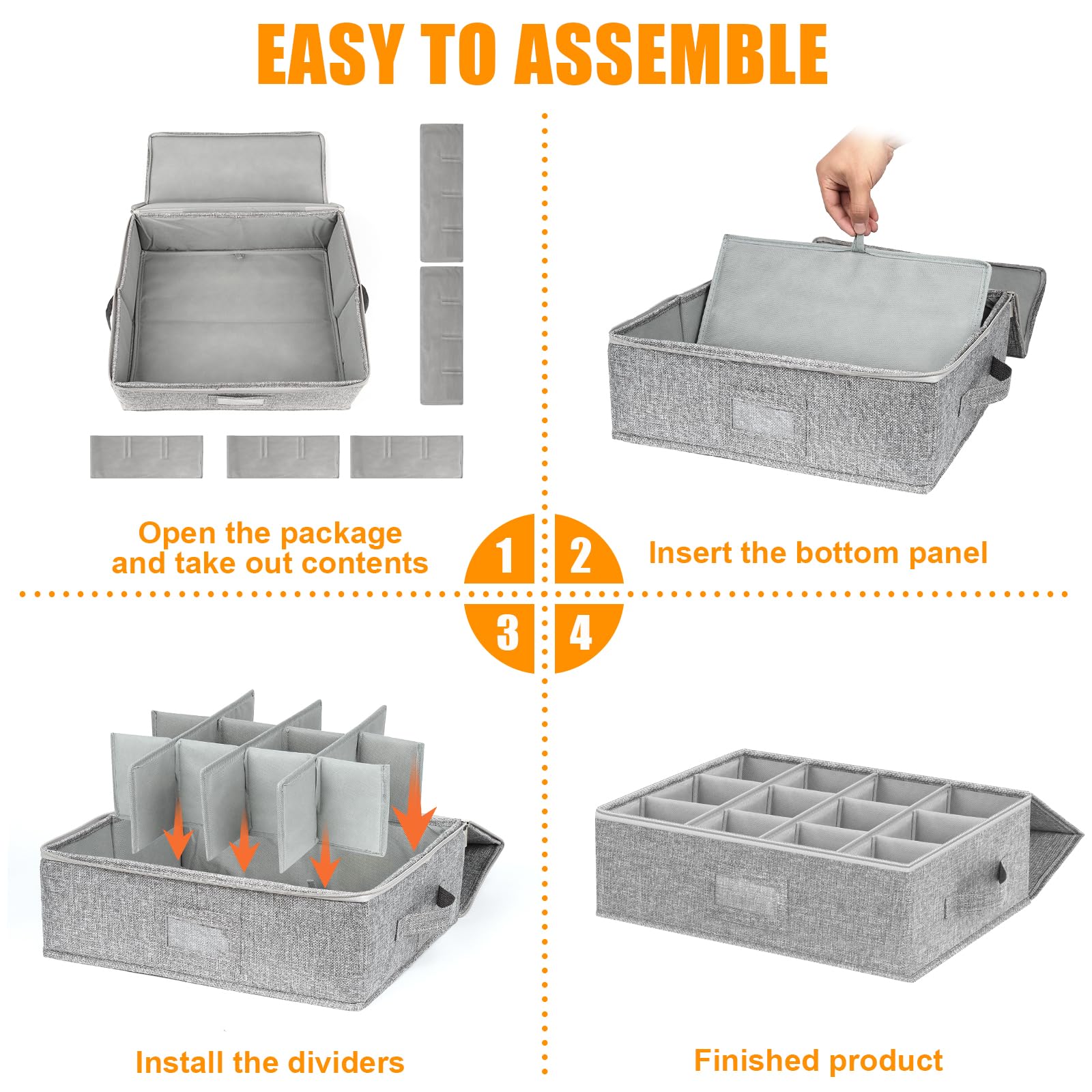 Kukikan durable two-way zippers glide smoothly for quick access.