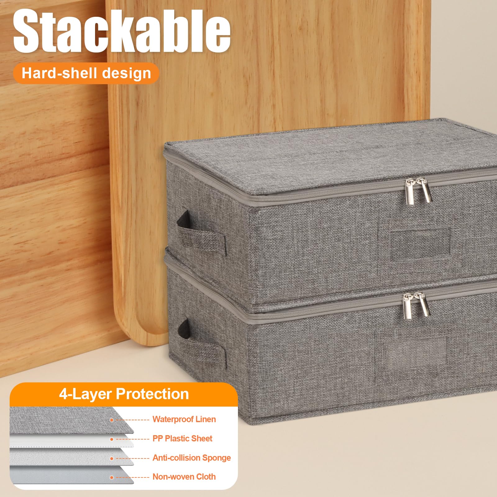 Kukikan mug storage box with hard-shell protection for safe moving.