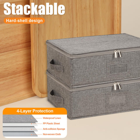 Kukikan mug storage box with hard-shell protection for safe moving.