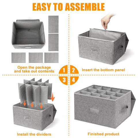 Kukikan hard shell storage box with label holder for quick content identification.