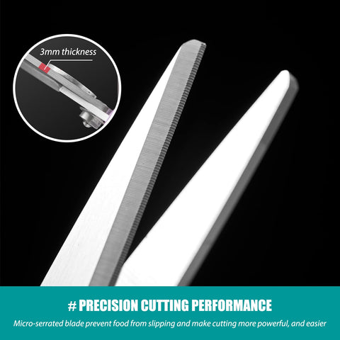 KUNIFU pocket knife function adds versatility for quick small cuts.
