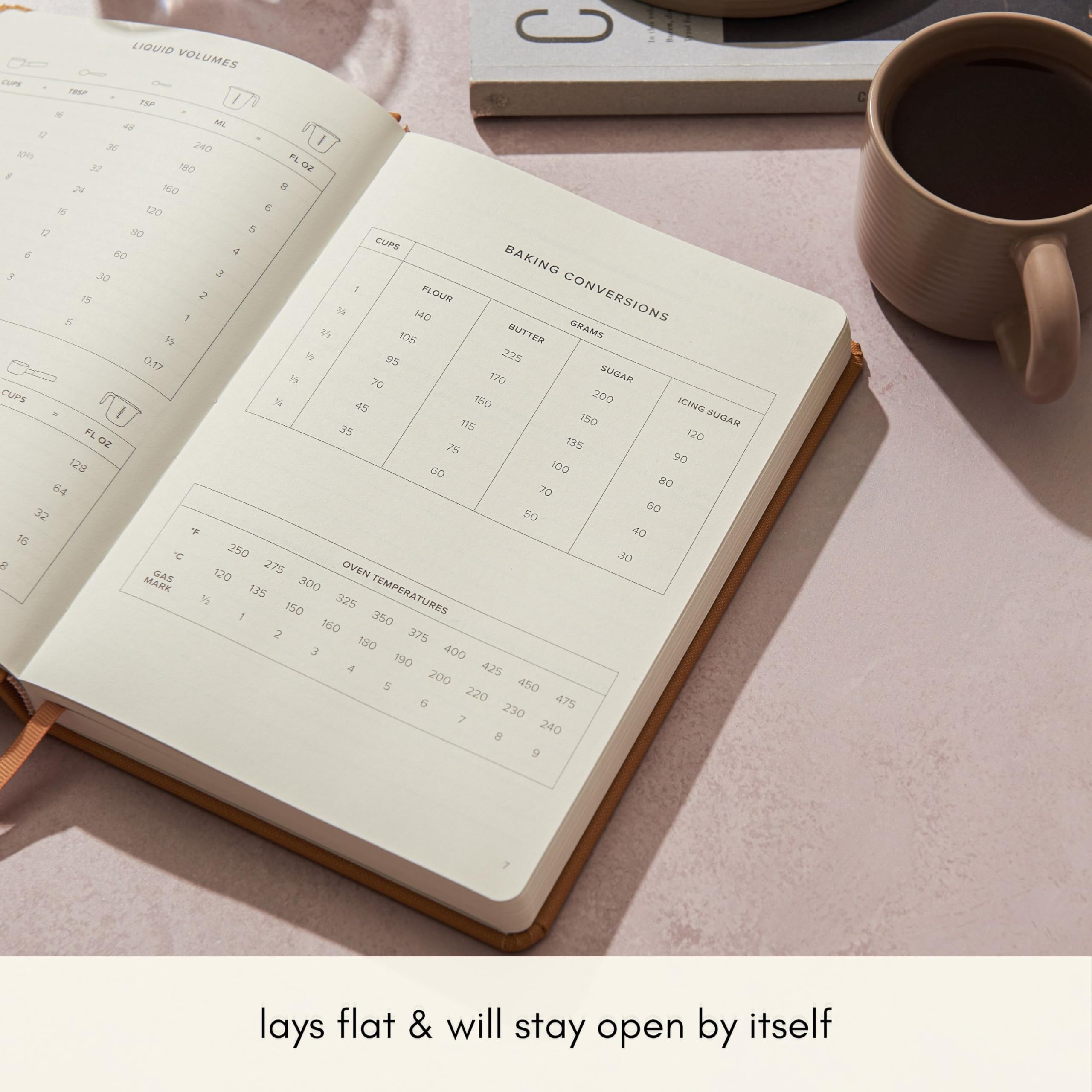 Kunitsa Co. Recipe Notebook minimalist design invites personalization with photos and stickers.