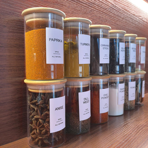 Kuocodall kitchen organization set simplifies meal prep and pantry cleanup.