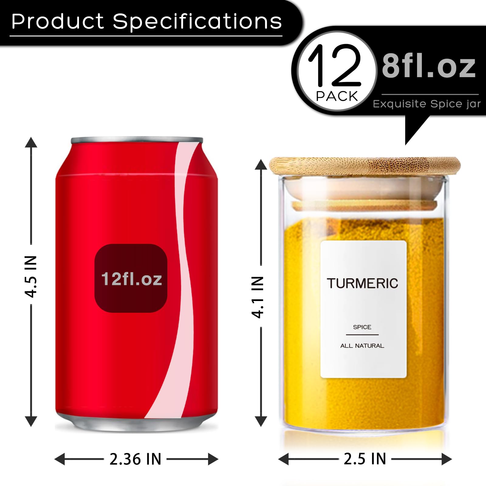 Kuocodall 201-label set helps label spices quickly and clearly.