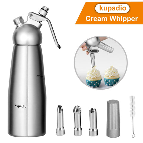Kupadio cleaning brush included simplifies cleaning small parts after use.