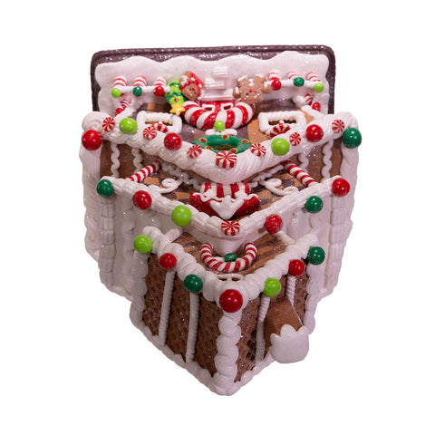 Kurt S. Adler gingerbread house battery-powered design for cordless displays