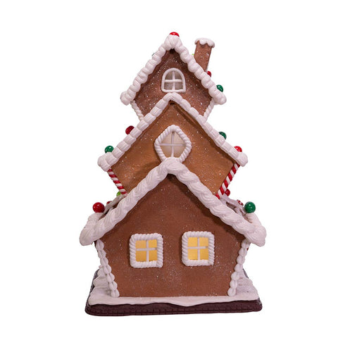 Kurt S. Adler claydough material provides a sturdy, handcrafted holiday centerpiece