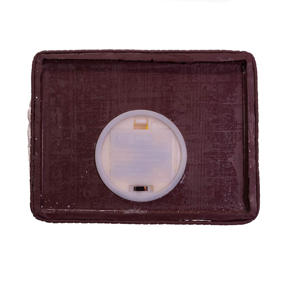 Kurt S. Adler gingerbread house timer feature saves energy with on/off cycles