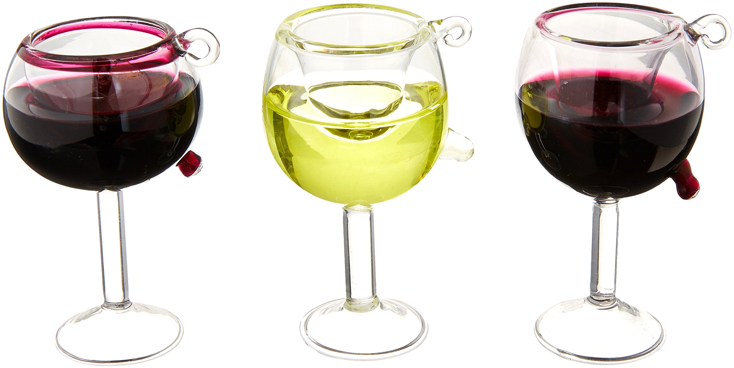 Kurt S. Adler wine cup ornament; detailed glass design adds festive vineyard charm.