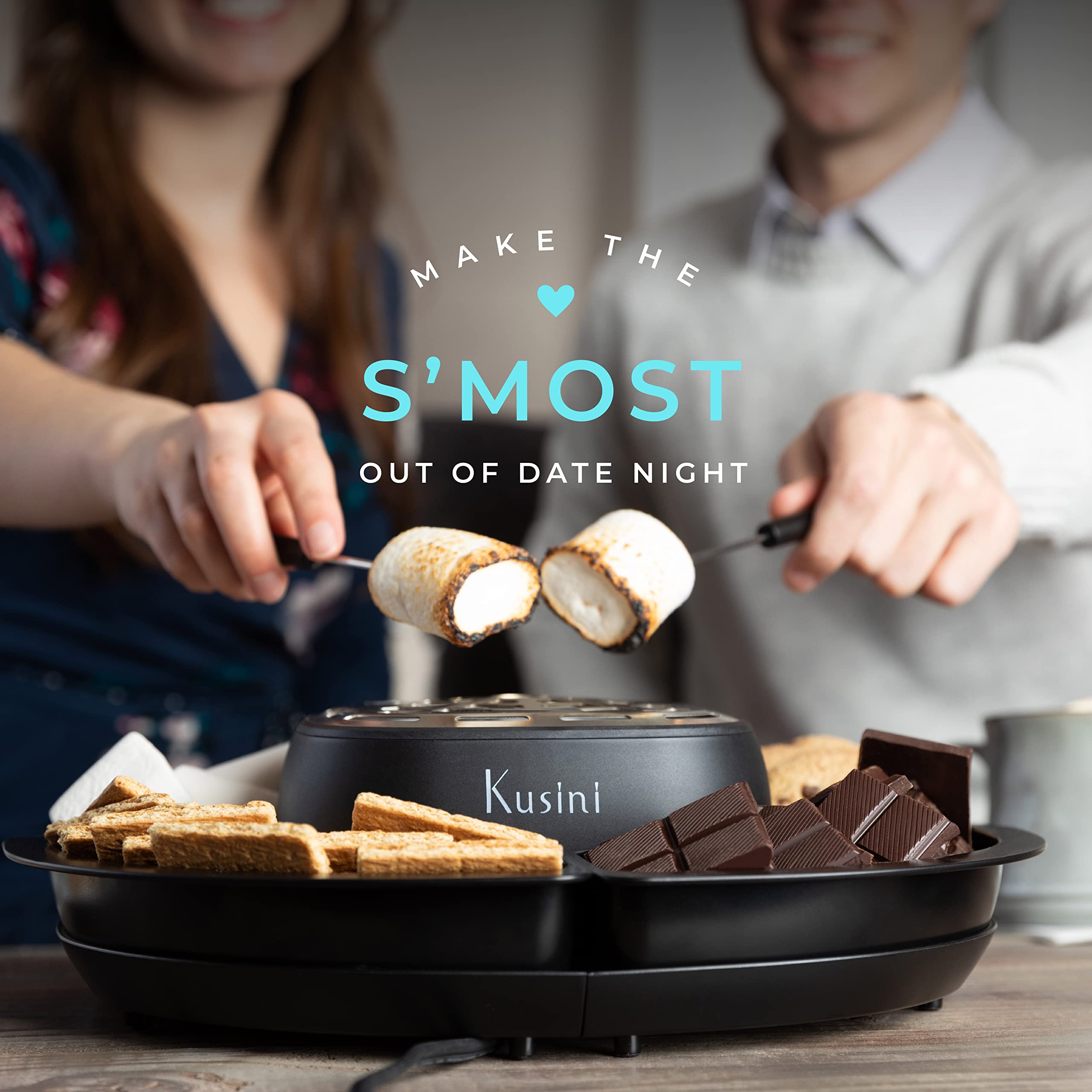 Kusini Smores Kit foldable base for compact storage after use