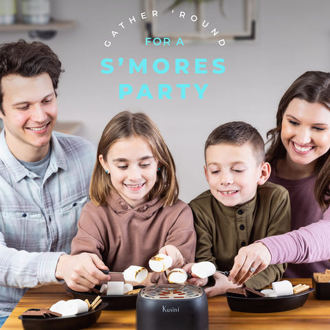 Kusini Smores Kit four detachable trays enabling easy sharing during gatherings