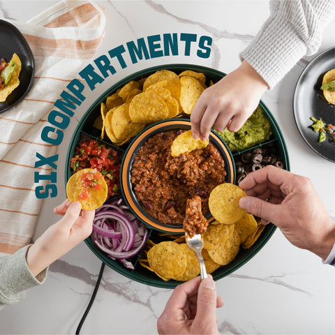 Kusini four taco holders for clean, individual servings.
