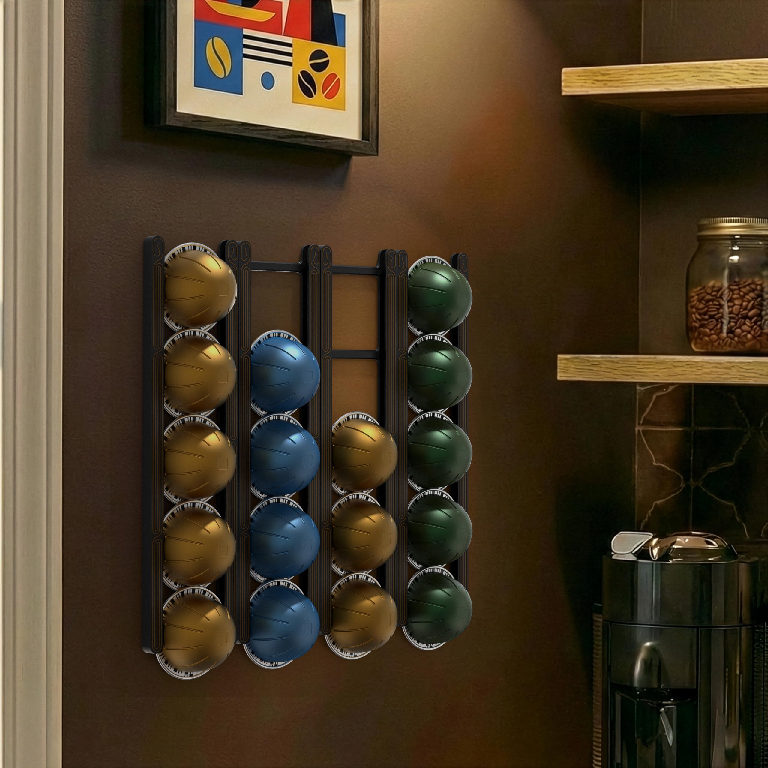 KUSOVILI gift-ready coffee organization solution for modern kitchens.